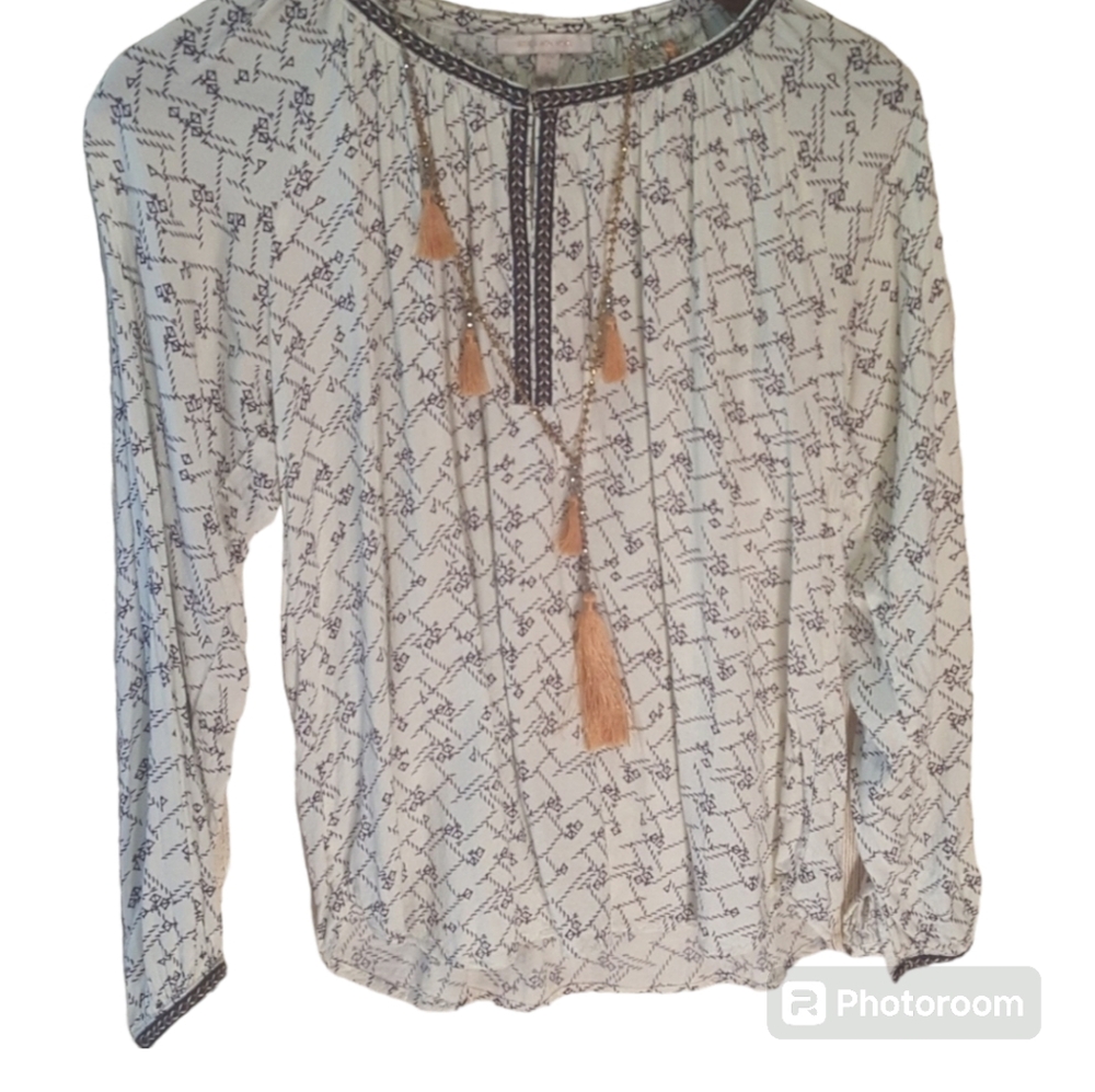 Anthropologie Skies are Blue blouse